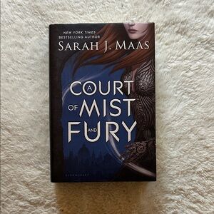A Court of Mist and Fury by Sarah J Mass Hardcover Book